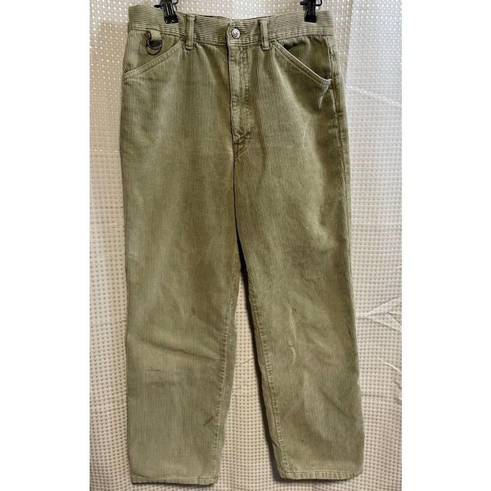 Big John jeans womens 30 Big Washing fresh fruit corduroy 28 x 29 green work